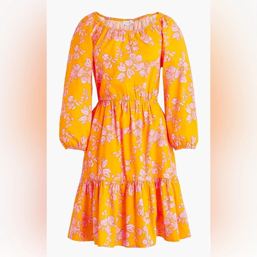 J Crew-{Size 6}-Scoopneck Mini Dress - Picture 1 of 7